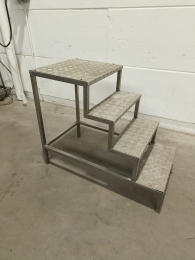 Stainless steel stair